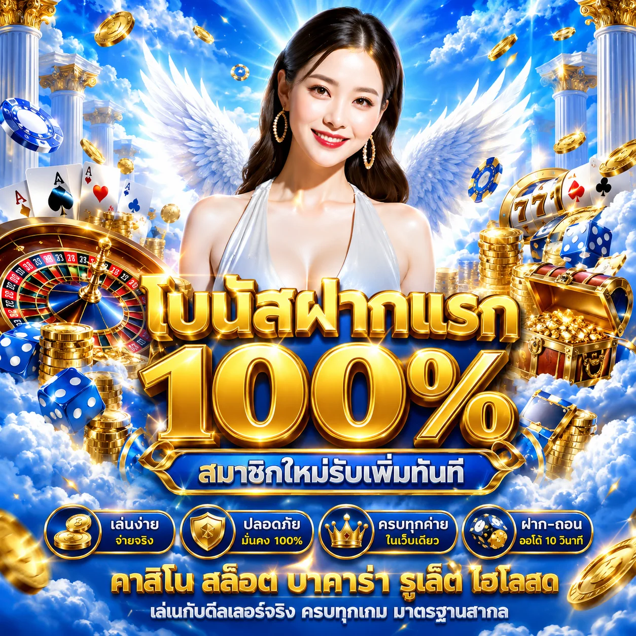 โปรฝาก 10 รับ 100 บน ASIA69