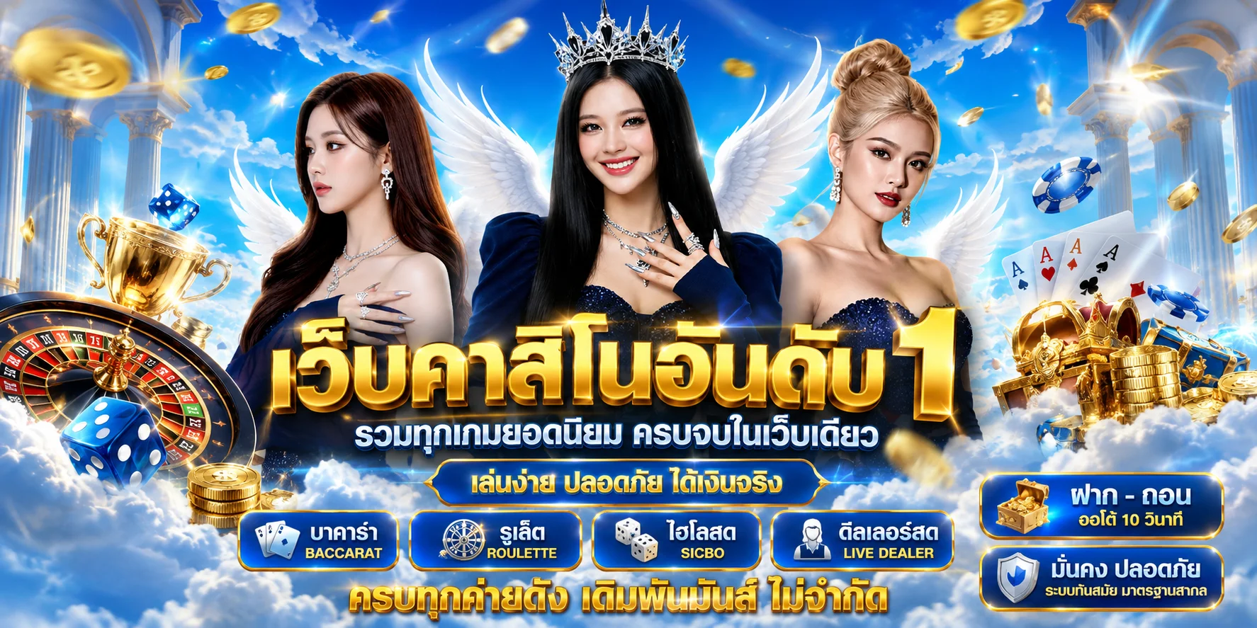 บาคาร่าสดและโต๊ะคาสิโนออนไลน์ ASIA69 คาสิโน